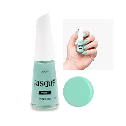 Esmalte Risque Cremoso 8Ml Mentaliza