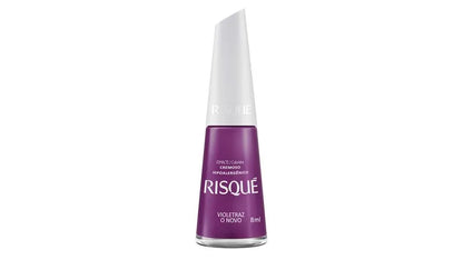 Esmalte Risqué Roxo Cremoso Violetraz o Novo 8ml