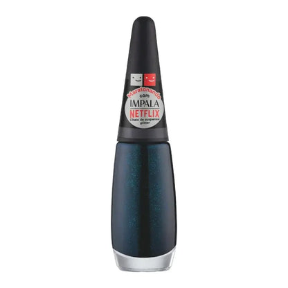 Esmalte Glitter Impala Netflix Maratonando 7,5ml - Cheio de Suspense