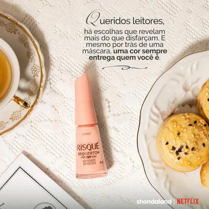 Esmalte Cremoso Risqué Bridgerton 8ml - Sociedade da Fofoca