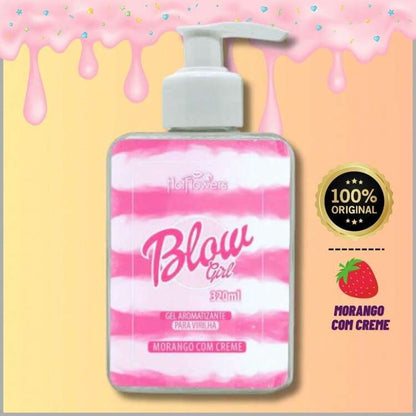 Gel Íntimo Comestivel Blow Girl Morango
