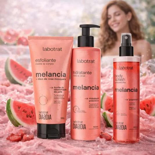 Labotrat Dia a Dia Pack Melancia — Hidratante, Esfoliante & Body Splash