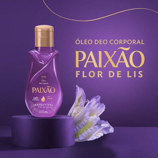 Aceite Corporal Paixão  flor lis con Acción Desodorant 100ml