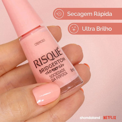 Esmalte Cremoso Risqué Bridgerton 8ml - Sociedade da Fofoca
