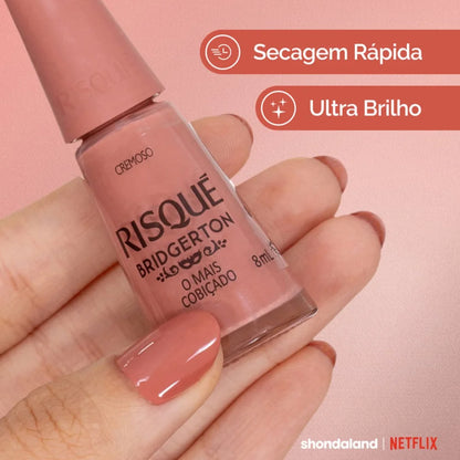 Esmalte Risqué Coleção Bridgerton Cremoso O Mais Cobiçado 8ml