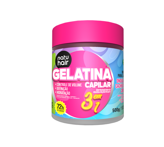 Gelatina S.O.S NatuHair 3em1 500G
