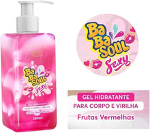 Gel Hidratante Beijável Babasoul- Soul Cosméticos frutos rojos