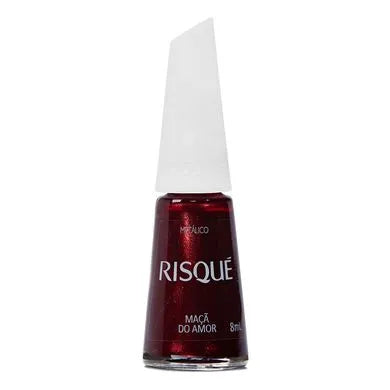 Esmalte de uñas metálico Risqué maça do amor 8 ml