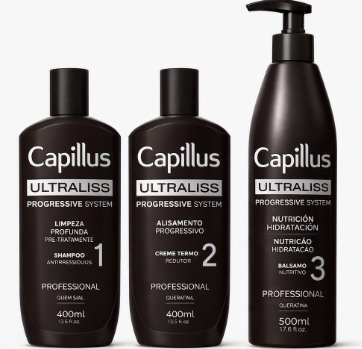 Capillus Ultraliss Nanoplastia – Kit de Alisado Profesional sin Formaldehído | Cabello Liso y Brillante