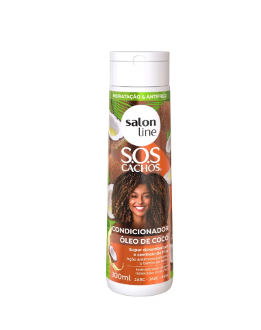 Acondicionador de tratamiento profundo con coco Salon Line SOS Curls 300 ml
