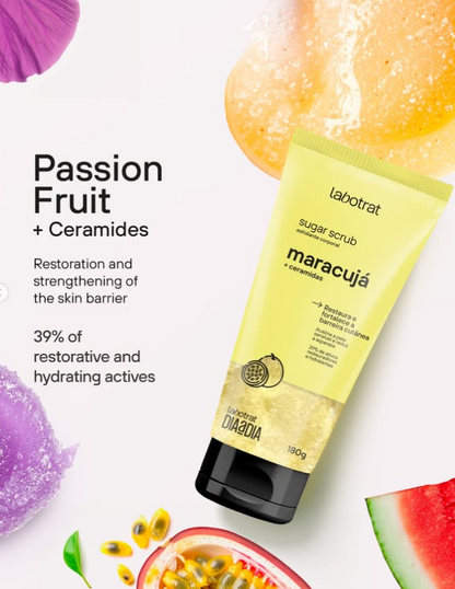 Exfoliante corporal de azúcar y maracuyá Labotrat 180 g