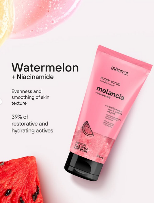 Exfoliante corporal de azúcar y sandía Labotrat 180 g