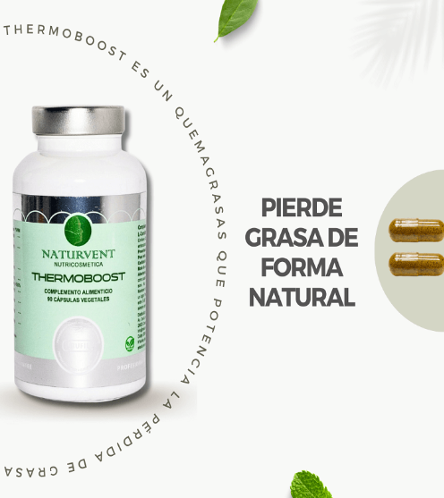 THERMOBOOST. Potente Quemagrasas que Ayuda a Activar y Acelerar el Metabolismo y Perder Peso. 90 Cápsulas   THERMOBOOST. Potente Quemagrasas que Ayuda a Activar y Acelerar el Metabolismo y Perder Peso. 90 Cápsulas