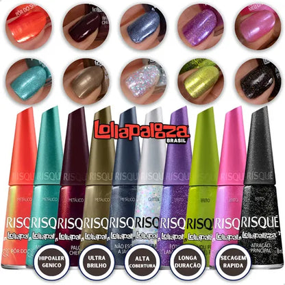 Esmalte Risqué Lollapalooza 8 ml A Grade é Minha