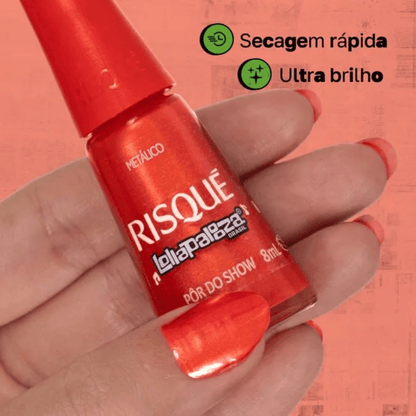 Esmalte Metálico Risqué Lollapalooza Pôr do Show