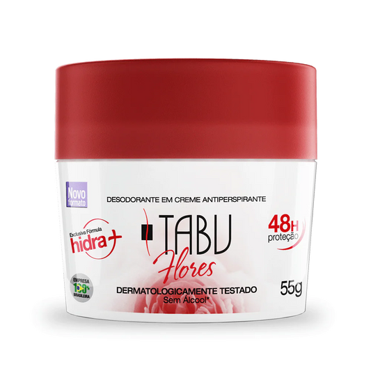 Tabu Flores Crema Antitranspirante 55g