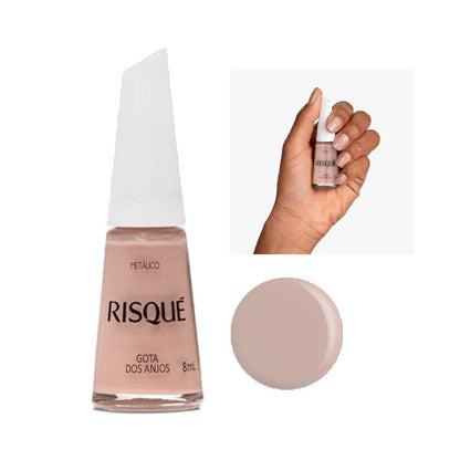 Esmalte Risqué Nudes Gotas Dos Anjos