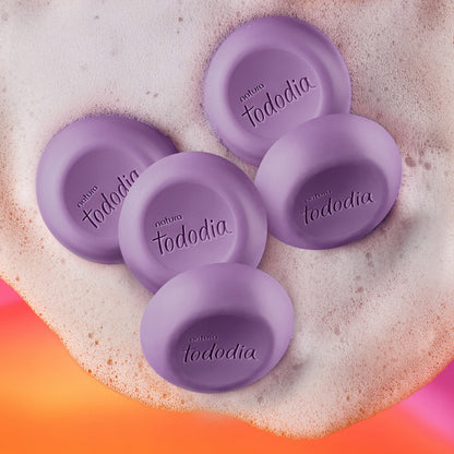 Sabonete em Barra Puro Vegetal Tododia Amora e Flor de Pêssego