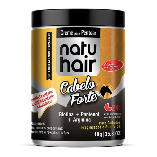 NatuHair Cabelo Forte Creme de Pentear 1Kg