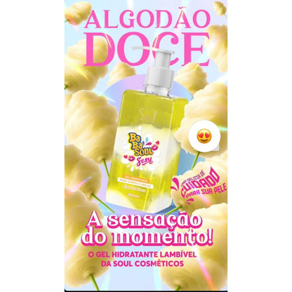 Gel Hidratante Beijável Babasoul- Soul Cosméticos algodon dulce