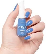 Esmalte Risque Cremoso 8Ml Se Solta No Blues