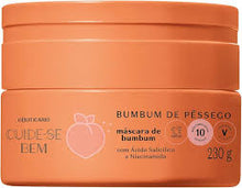Cuide-se Bem Máscara Hidratante Bumbum Pessegura 230g – Glúteos Suaves, Iluminados y con Aroma a Melocotón