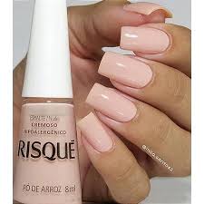 Esmalte Risqué Nudes Cremoso Pó De Arroz