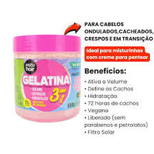 Gelatina S.O.S NatuHair 3em1 500G