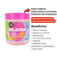 Gelatina S.O.S NatuHair 3em1 500G