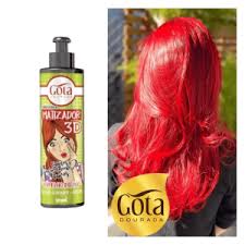Tónico 3D Gota Dourada - Rojo Intenso 120ml