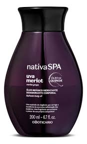 Nativa SPA Uva Merlot I Aceite Corporal Hidratante Perfumado