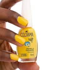 ESMALTE COLORAMA DIVERTIDAMENTE AMARILLO RADIANTE 8ML