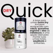 Base Top Coat Quick Dry Secagem Rápida 9ml