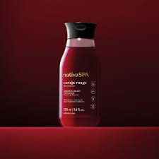 Nativa Spa Jabón Líquido Perfumado Cereza Rouge 250ML – Limpieza Sensorial, Hidratación y Fragancia Duradera