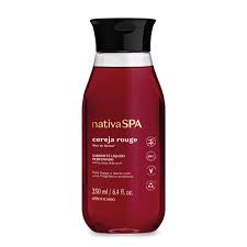 Nativa Spa Jabón Líquido Perfumado Cereza Rouge 250ML – Limpieza Sensorial, Hidratación y Fragancia Duradera