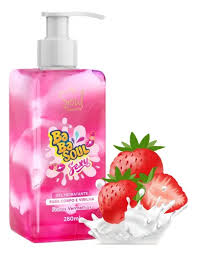Gel Hidratante Babasoul Sexy logurte de Morango - Soul Cosméticos