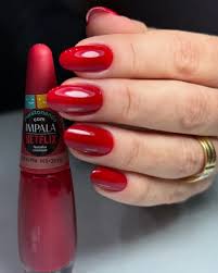 Esmalte Impala Coleção Netflix Cor Vermelho Intenso Netinha