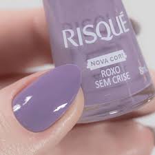 Risque Esmalte de Uñas Cremoso Color Roxo Sem Crise