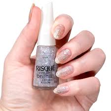 Esmalte Risqué Glitter Livre Para Brilhar Capricha no Glow