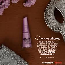 Esmalte Cintilante Risqué Bridgerton Paixão (Des)mascarada 8ml