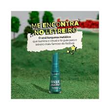 Esmalte Verde Metálico Risqué & Lollapalooza Brasil Me Encontra no Letreiro 8ml