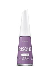 Risque Esmalte de Uñas Cremoso Color Roxo Sem Crise