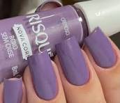 Risque Esmalte de Uñas Cremoso Color Roxo Sem Crise