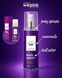 Desodorante y colonia Body Splash Fatal Black para mujer, 200 ml - Wepink