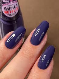 Esmalte Impala Coleção Netflix Cor Roxo Azulado sem Spoiler