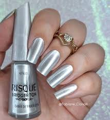 Esmalte Metálico Risqué Bridgerton 8ml - Dama de Prata