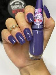 Esmalte Impala Coleção Netflix Cor Roxo Azulado sem Spoiler