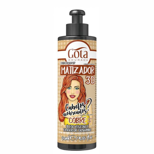 Tónico 3D Gota Dourada - Cobre 120ml