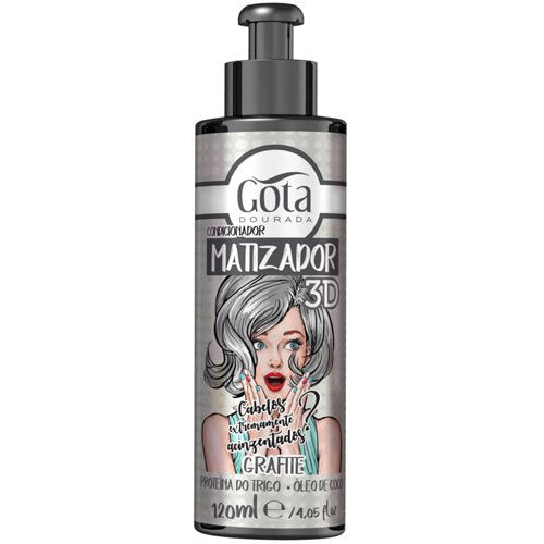 Gota Dourada Tónico Capilar 3D - Grafito 120ml