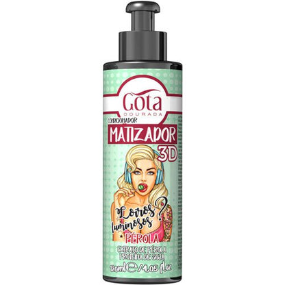 Gota Dourada Tónico Capilar 3D - Perola 120ml